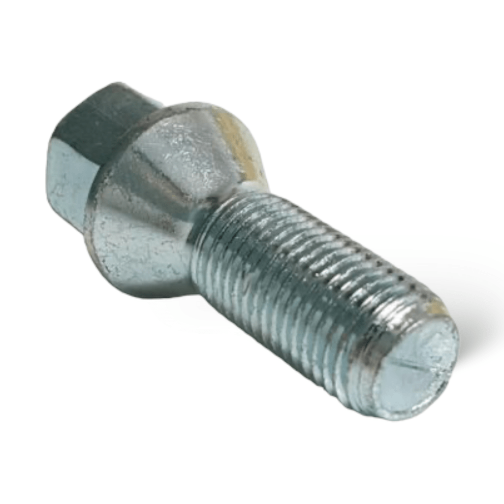 16 x Alfa Romeo Original Style Alloy Wheel Bolts M12 x 1.25 silver Nut